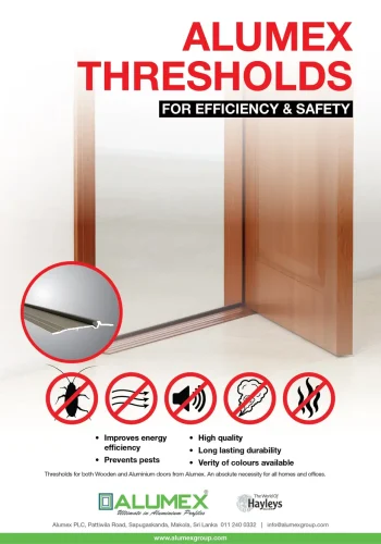 Door bottom seal preventing dust, insects, noise, smoke, and odor infiltration