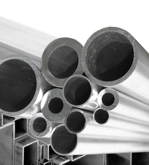 Aluminium round tubes in various diameters for industrial use