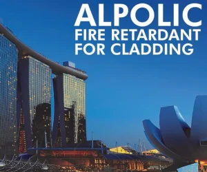 Alpolic fire retardant cladding showcased on modern architectural buildings